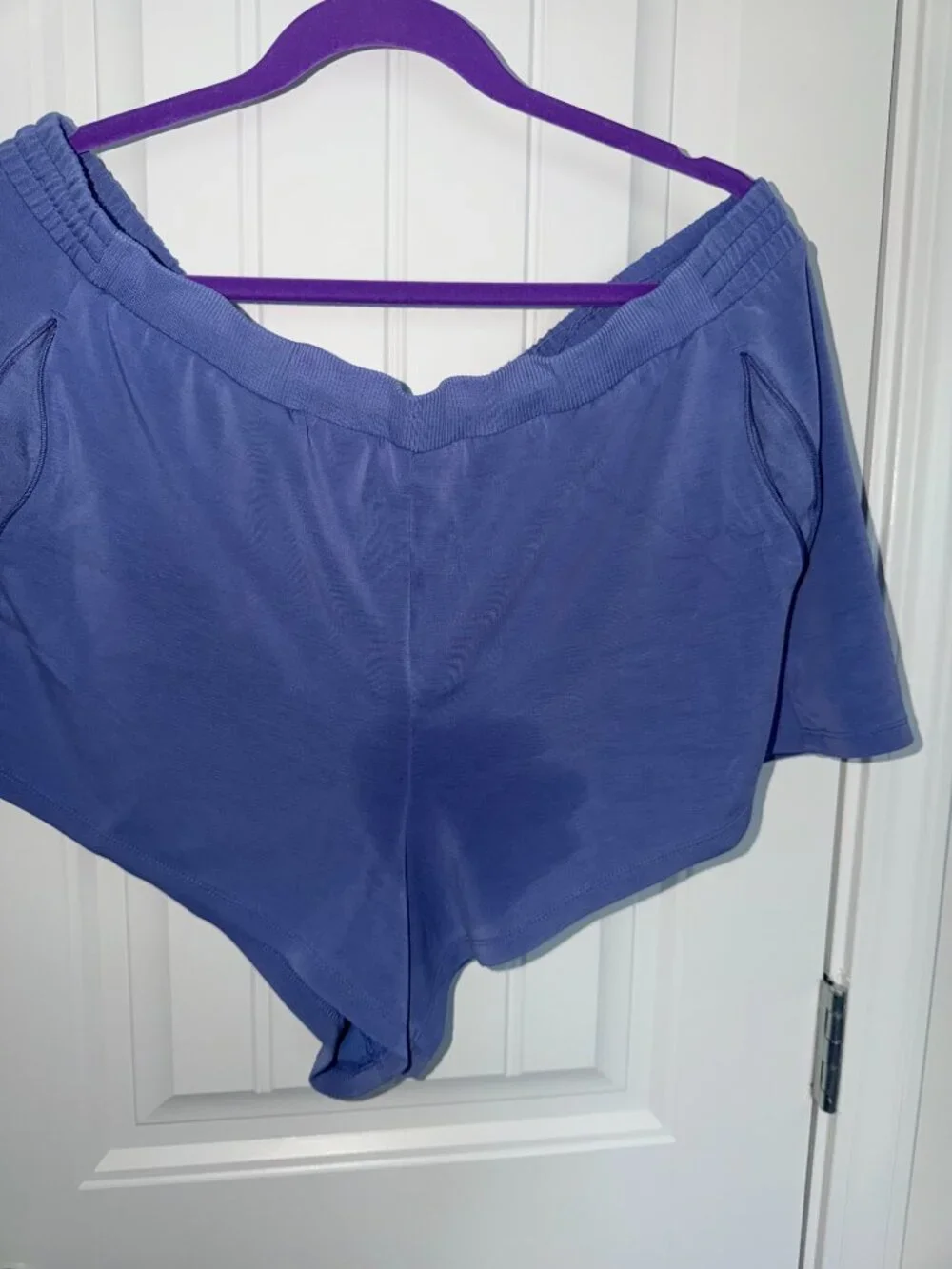 Victoria’s Secret Periwinkle Lounge Shorts XXL | Soft Modal Blend with Pockets